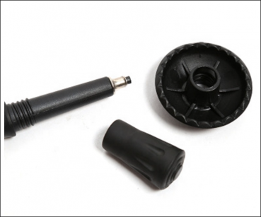 Preview: Zusammenschiebbarer Wanderstock  - Trekkingstock mit Federung